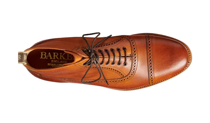Foley 8211 Tan Soft Grain Men Barker Shoes Mens Boots