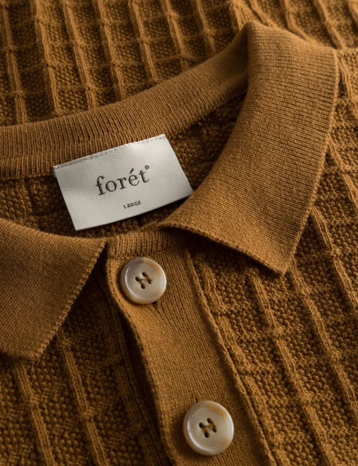 Fort Knitwear LOCH POLO KNIT Rubber 8211 Men Fort Knitwear LOCH POLO KNIT Rubber 8211 Men