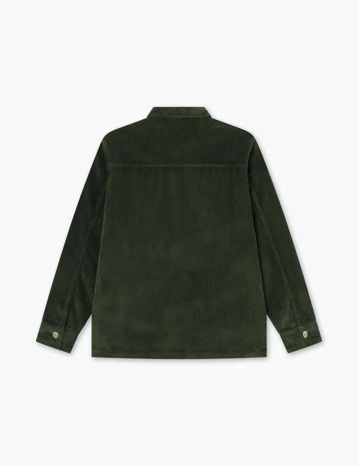 Fort Shirts ROWAN OVERSHIRT Dark Moss Corduroy 8211 Men Fort Shirts ROWAN OVERSHIRT Dark Moss Corduroy 8211 Men