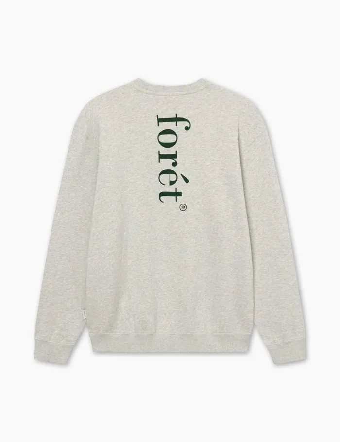 Fort Sweatshirts OCEAN SWEATSHIRT Snow Melanggreen 8211 Men Fort Sweatshirts OCEAN SWEATSHIRT Snow Melanggreen 8211 Men