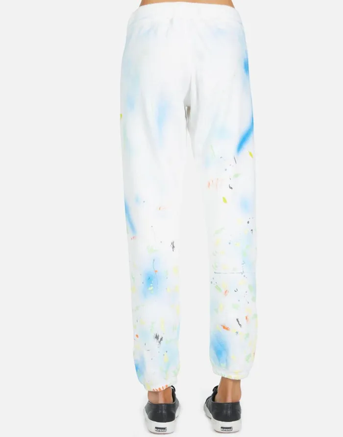 Gia Brush Peace White Women039s Lauren Moshi Long Sweatpants
