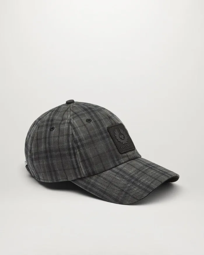 Hats MenWomen Belstaff Phoenix Logo Cap Charcoalblack