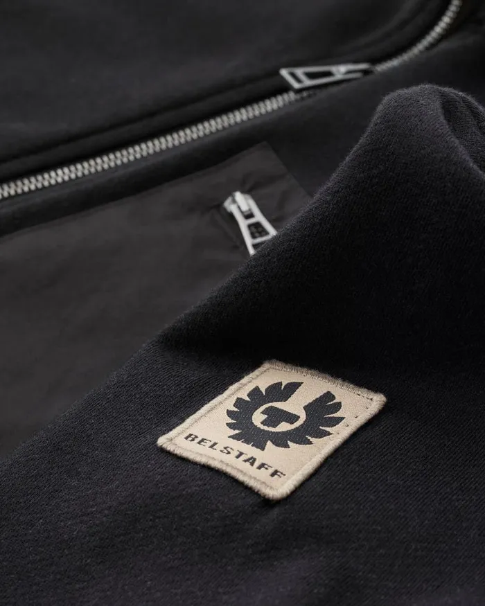 Hoodies and Sweatshirts Men Belstaff Centenary Full Zip Sweatshirt Black Hoodies and Sweatshirts Men Belstaff Centenary Full Zip Sweatshirt Black