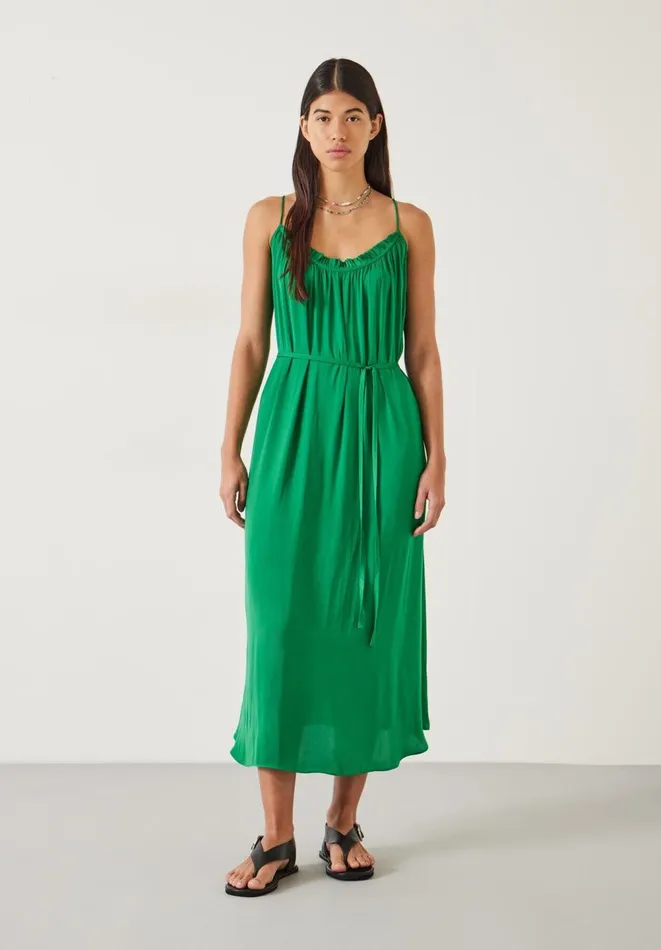 Hush Dresses Women Lillie Oversized Maxi Dress Green