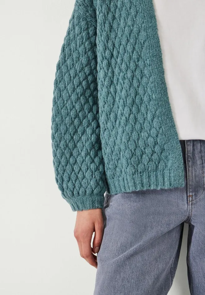Hush Jumpers and Cardigans Women Mischa Textured Cardigan Sea Green Hush Jumpers and Cardigans Women Mischa Textured Cardigan Sea Green