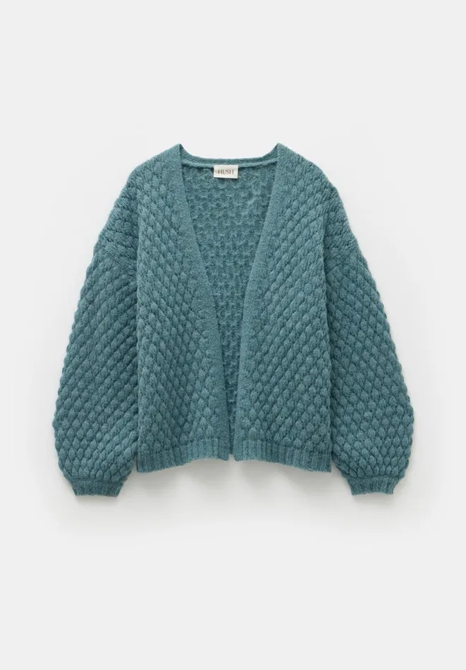 Hush Jumpers and Cardigans Women Mischa Textured Cardigan Sea Green Hush Jumpers and Cardigans Women Mischa Textured Cardigan Sea Green