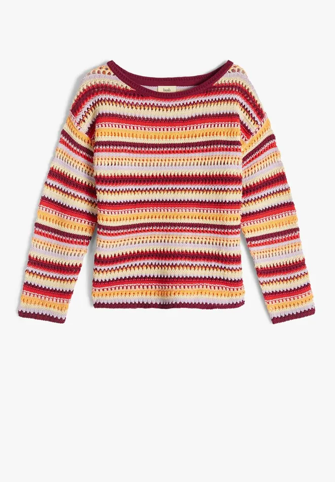 Hush Jumpers and Cardigans Women Myra Crochet Striped Jumper Multi