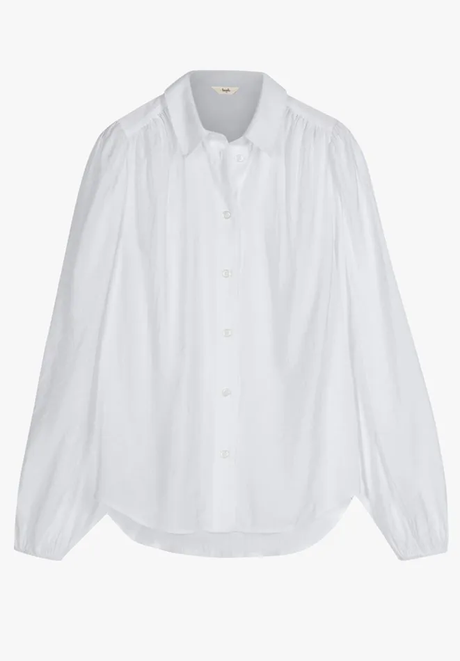 Hush Shirts and Blouses Women Arya Gathered Shirt White