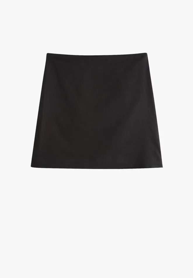 Hush Skirts Women Sunny Linen Mini Skirt Black