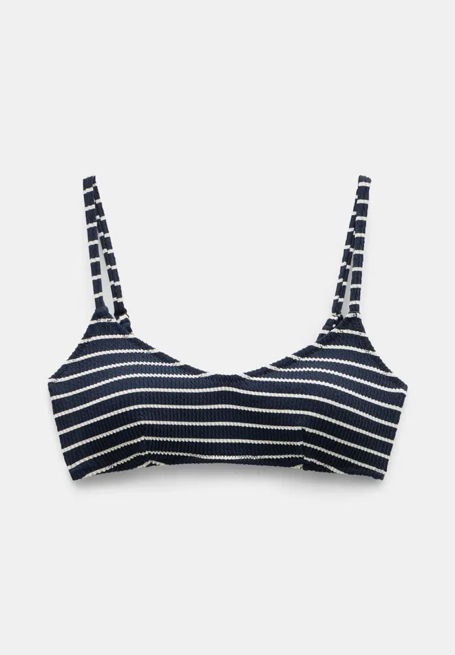 Hush Swimwear and Beachwear Women Cassidy Stripe Rib Bikini Top Navywhite Stripe Hush Swimwear and Beachwear Women Cassidy Stripe Rib Bikini Top Navywhite Stripe