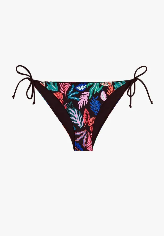 Hush Swimwear and Beachwear Women Tie Side Bikini Bottoms Bright Leaves Hush Swimwear and Beachwear Women Tie Side Bikini Bottoms Bright Leaves