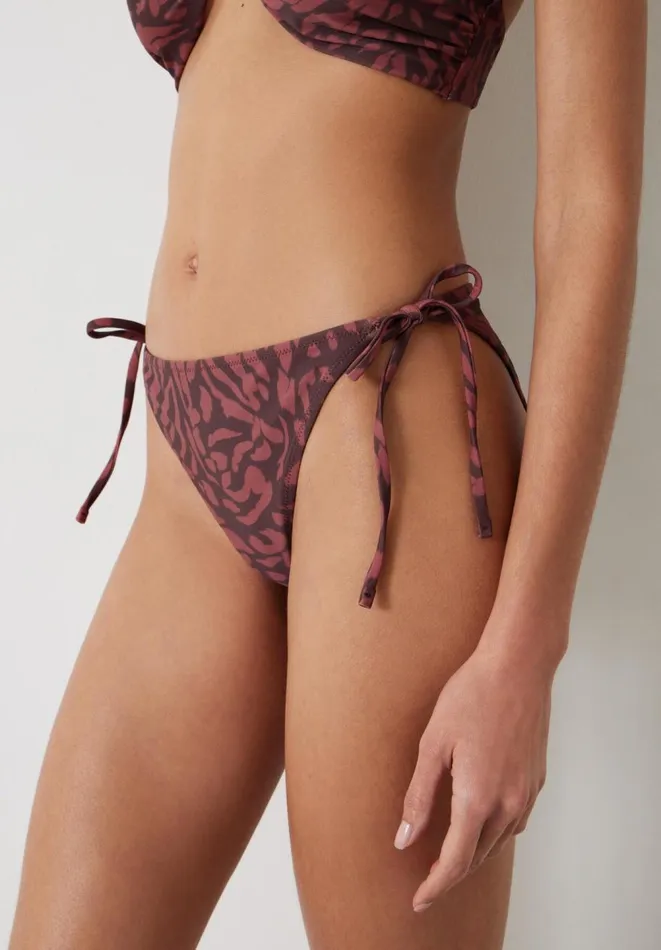 Hush Swimwear and Beachwear Women Tilly Tie Side Bikini Bottoms Sunbaked Animal Hush Swimwear and Beachwear Women Tilly Tie Side Bikini Bottoms Sunbaked Animal