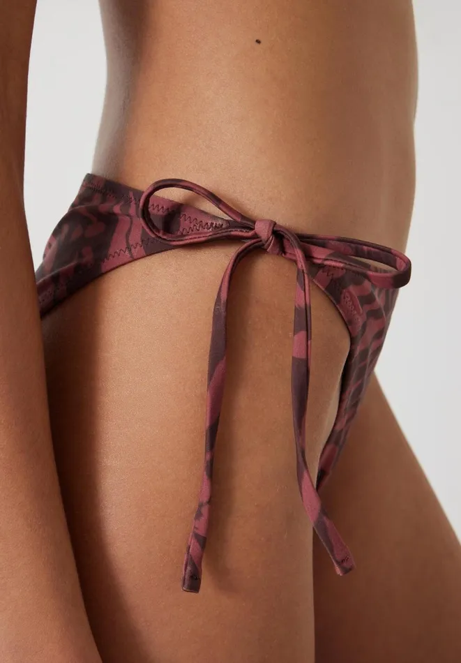 Hush Swimwear and Beachwear Women Tilly Tie Side Bikini Bottoms Sunbaked Animal Hush Swimwear and Beachwear Women Tilly Tie Side Bikini Bottoms Sunbaked Animal