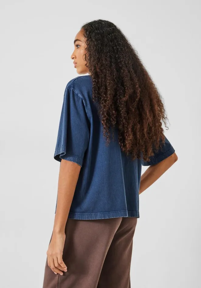 Hush Tops and Tshirts Women Ruby Relaxed Star TShirt Dark Navy Hush Tops and Tshirts Women Ruby Relaxed Star TShirt Dark Navy