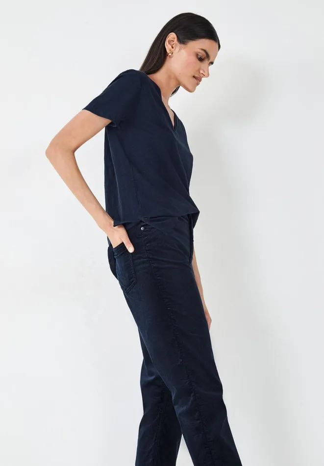 Hush Trousers Women Lenny Cord Trousers Midnight Navy Hush Trousers Women Lenny Cord Trousers Midnight Navy