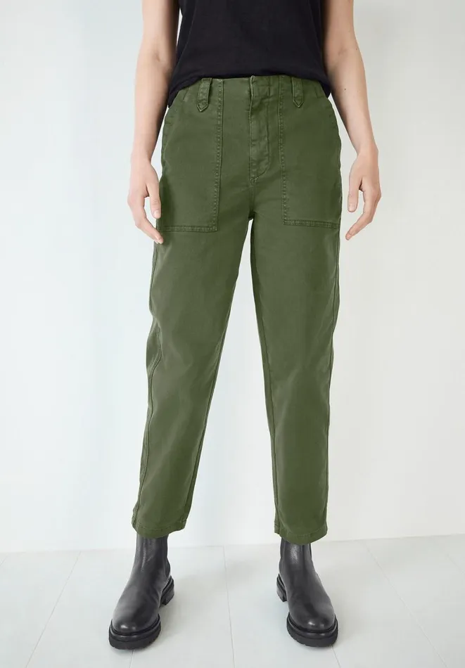 Hush Trousers Women Utility Chino Trousers Khaki Hush Trousers Women Utility Chino Trousers Khaki