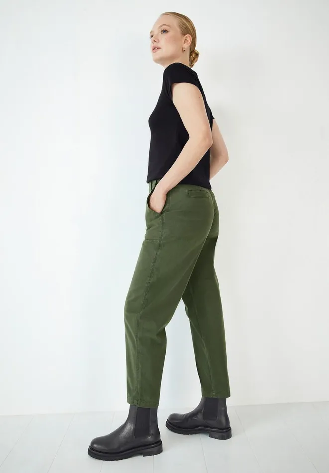 Hush Trousers Women Utility Chino Trousers Khaki Hush Trousers Women Utility Chino Trousers Khaki