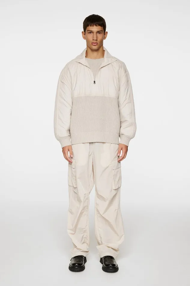 JLindeberg Knitwear Men Cole Hybrid Knit Quarter Zip