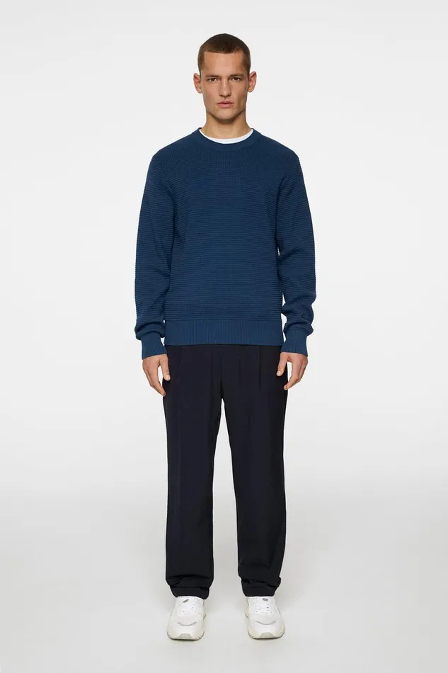 JLindeberg Knitwear Men Oliver Structured Sweater