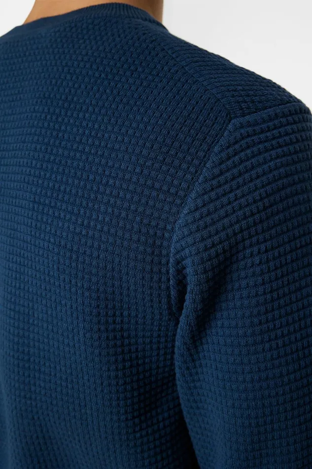 JLindeberg Knitwear Men Oliver Structured Sweater