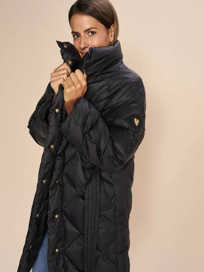 Jackets and Coats MMEden Down Jacket Black MOS MOSH Women Jackets and Coats MMEden Down Jacket Black MOS MOSH Women