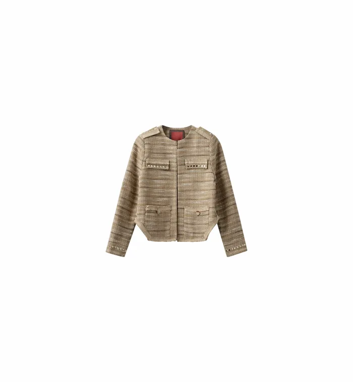 Jackets and Coats MMHKiss Boucle Jacket 8211 HEYANNO Foxtrot 8211 MOS MOSH Women Jackets and Coats MMHKiss Boucle Jacket 8211 HEYANNO Foxtrot 8211 MOS MOSH Women