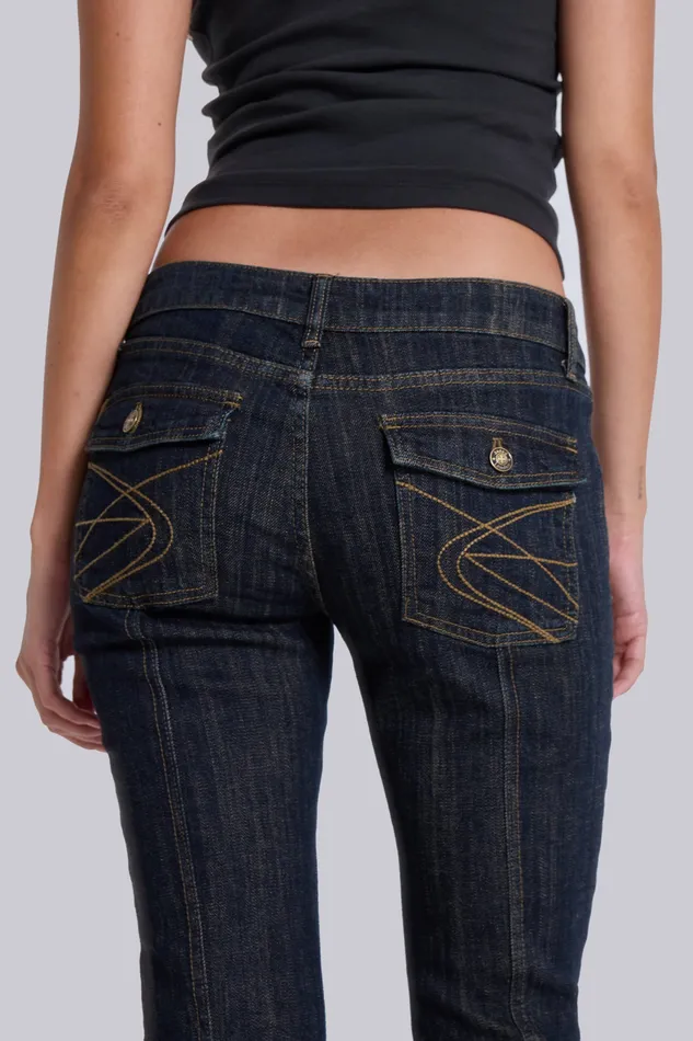 Jaded London Trinity Cooper Bootcut Jeans Women Tops