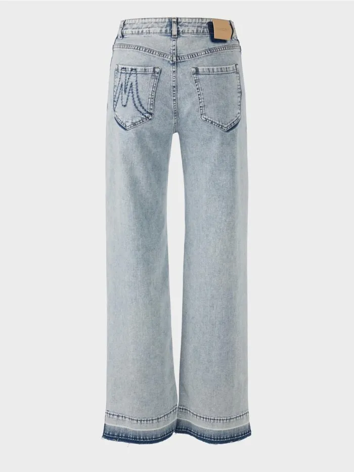 Jeans Damen Marc Cain Denimjeans WIGAN Mit DIYEffekt Light Denim
