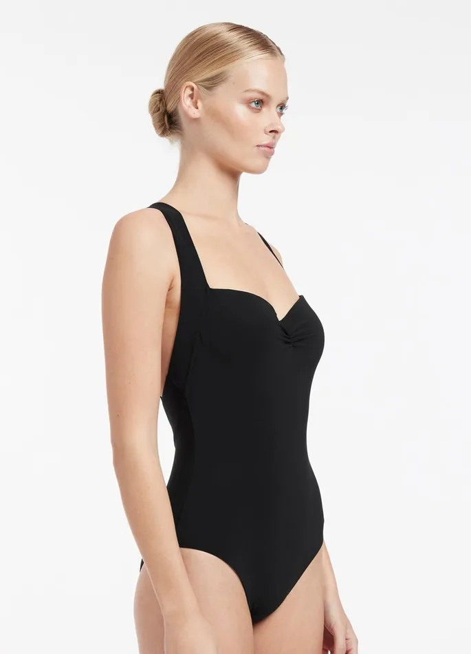 Jetset Infinity One Piece Black Women JETS Australia Black One Pieces