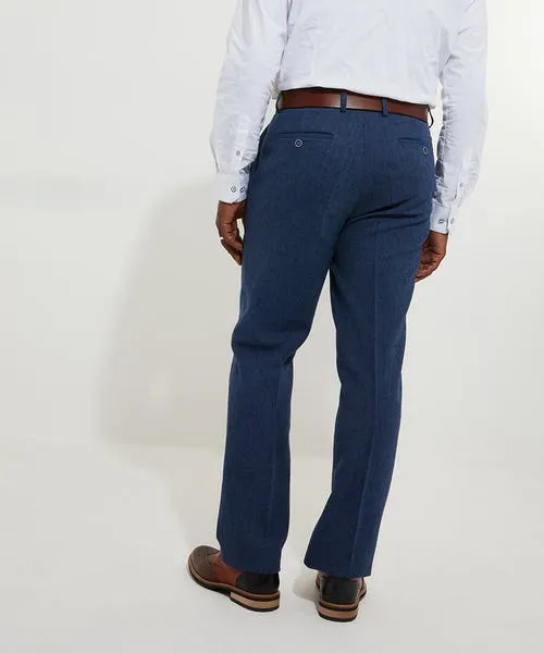 Joebrowns Handsome Herringbone Trousers Navy Apparel Tailoring Joebrowns Handsome Herringbone Trousers Navy Apparel Tailoring