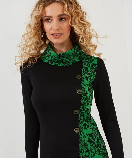Joebrowns Tops Tunics and Blouses Apparel Joyous Jacquard Tunic Green Joebrowns Tops Tunics and Blouses Apparel Joyous Jacquard Tunic Green