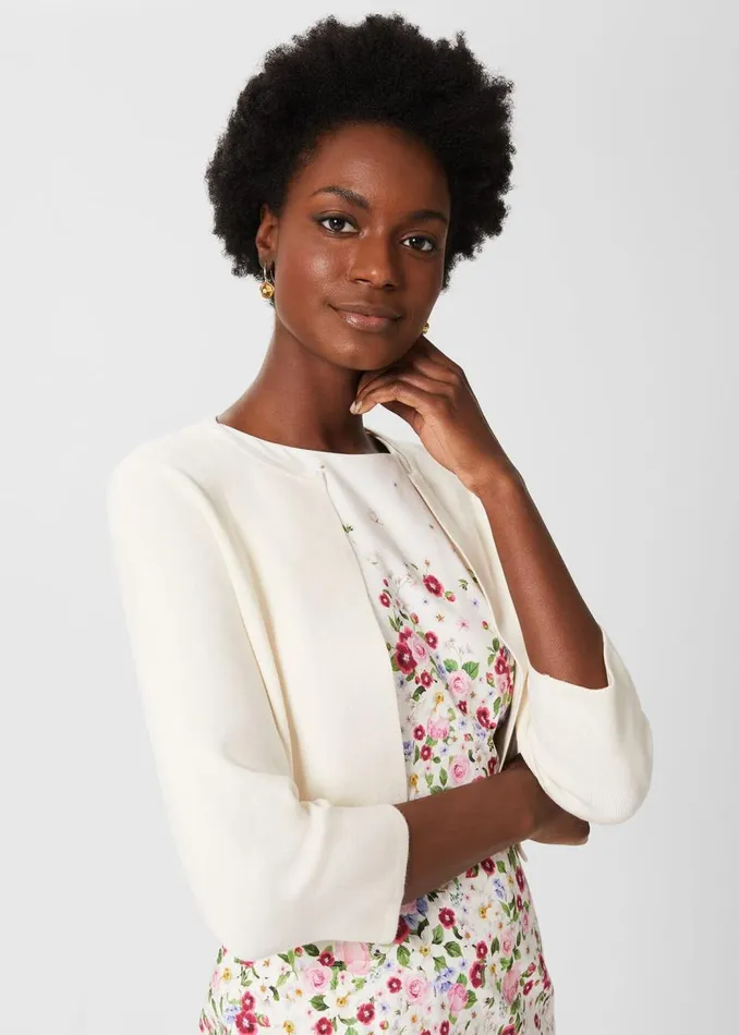 Jumpers and Cardigans Women HOBBS Ella Cardigan Ivory