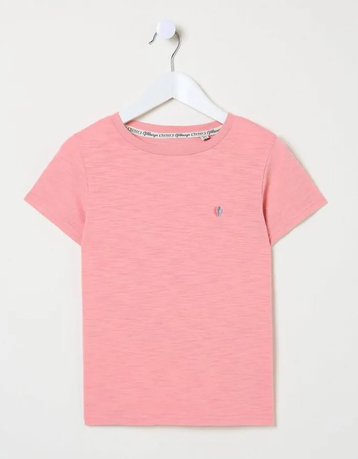 Kids FatFace Tops and TShirts VW Summer Graphic T Shirt Light Pink