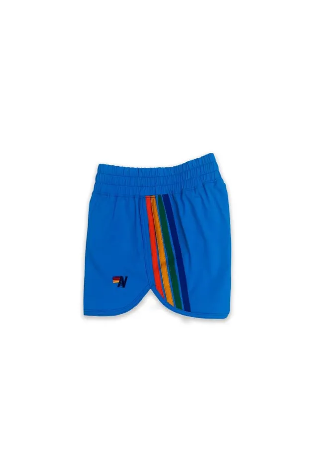 Kids Kids Collection Aviator Nation 5 STRIPE KIDS FLEX JOGGER SHORT 8211 NEON BLUE Kids Kids Collection Aviator Nation 5 STRIPE KIDS FLEX JOGGER SHORT 8211 NEON BLUE
