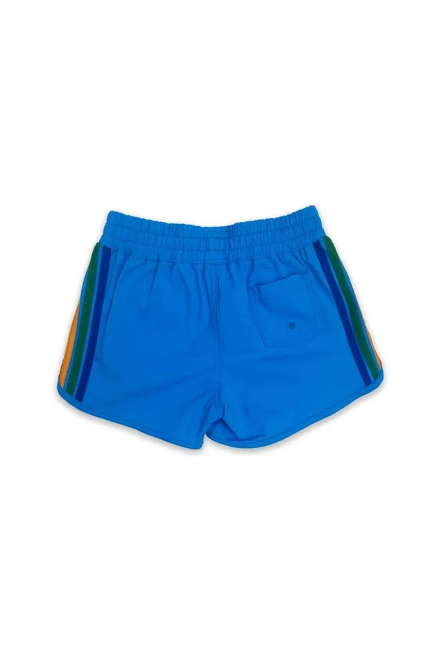 Kids Kids Collection Aviator Nation 5 STRIPE KIDS FLEX JOGGER SHORT 8211 NEON BLUE Kids Kids Collection Aviator Nation 5 STRIPE KIDS FLEX JOGGER SHORT 8211 NEON BLUE