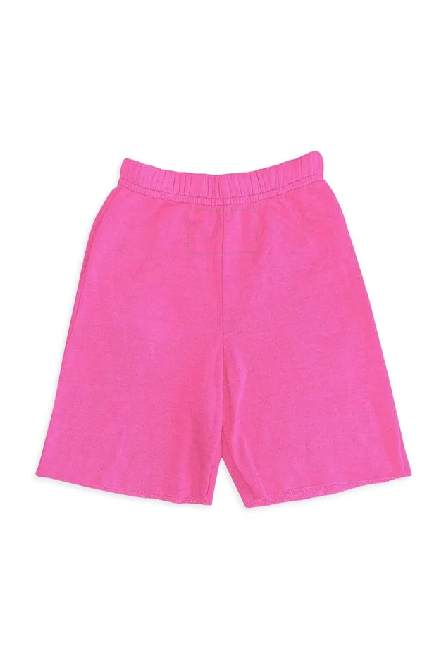 Kids Kids Collection Aviator Nation SMILEY KIDS SWEATSHORTS 8211 NEON PINK Kids Kids Collection Aviator Nation SMILEY KIDS SWEATSHORTS 8211 NEON PINK