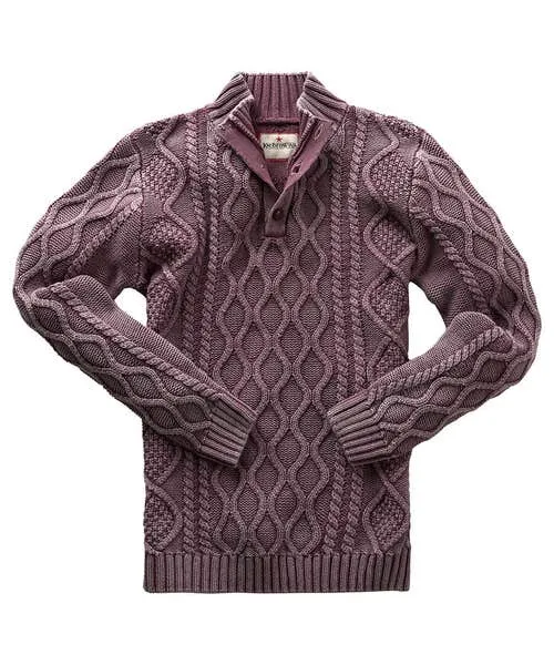Knitwear Joebrowns Apparel Cool In Cable Funnel Mauve Knitwear Joebrowns Apparel Cool In Cable Funnel Mauve