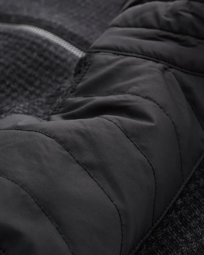 Knitwear Men Belstaff Kelby Zip Cardigan Black Charcoal Knitwear Men Belstaff Kelby Zip Cardigan Black Charcoal