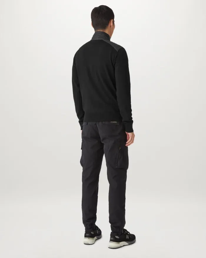 Knitwear Men Belstaff Kilmington Quarter Zip Black Knitwear Men Belstaff Kilmington Quarter Zip Black