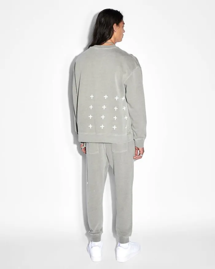 Ksubi 42154 Biggie Crew Outback Mens Hoodies and Sweatshirts