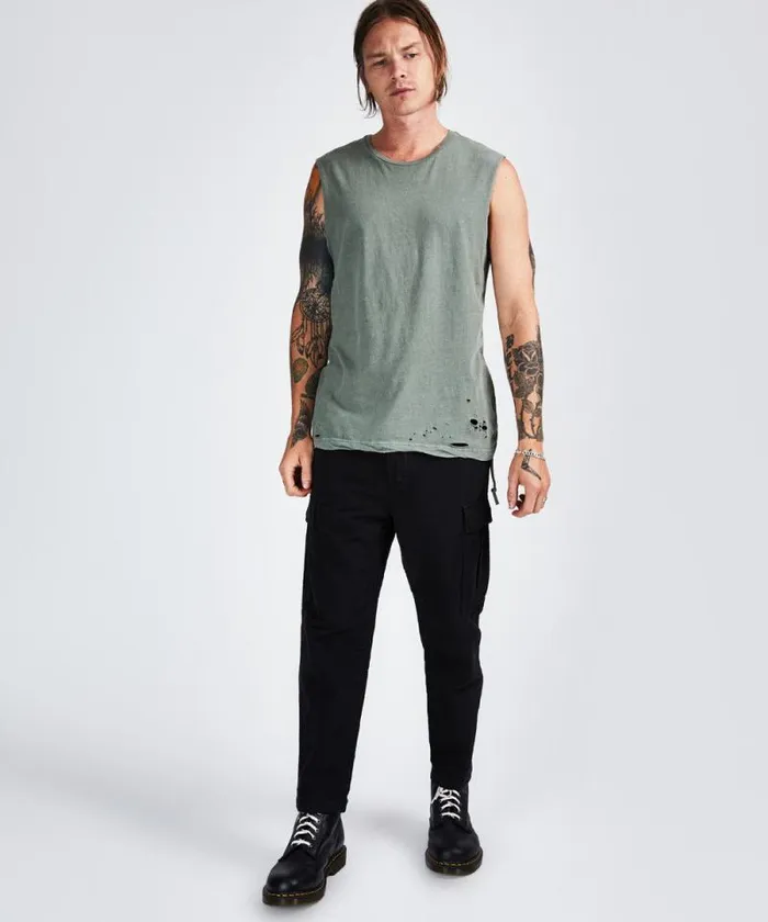 Ksubi Kraft Cargo Pant Black Mens Pants