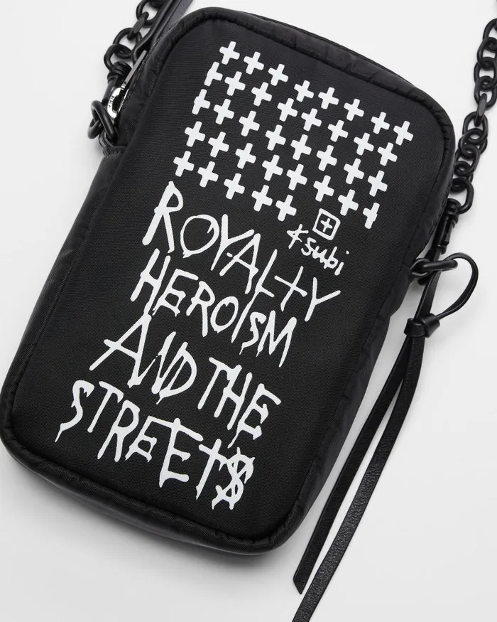 Ksubi Nylon Kit Bag Black WomensMens Bags Ksubi Nylon Kit Bag Black WomensMens Bags
