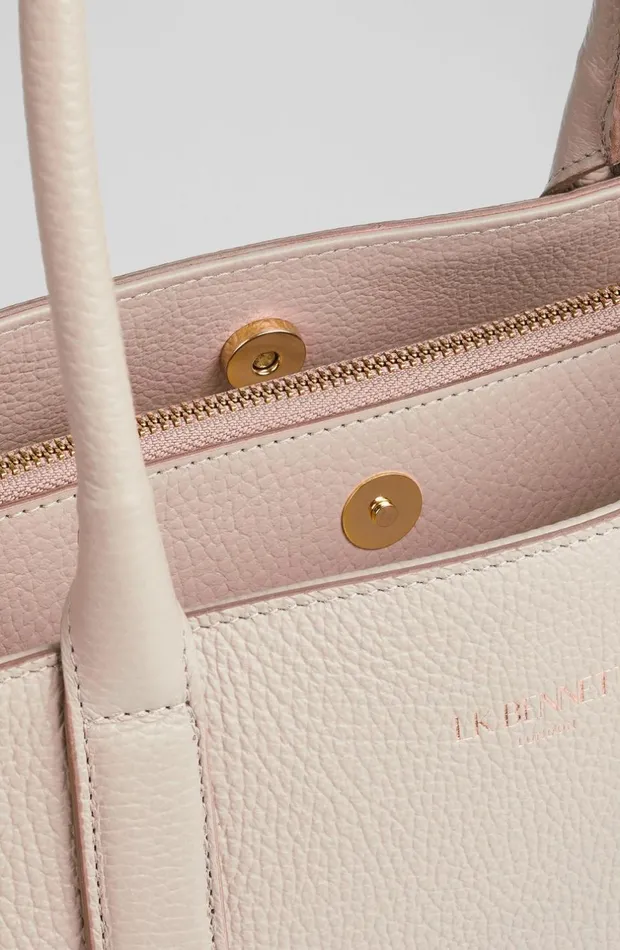 LKBennett Tote Bags Women Lillian Taupe Grainy Leather Tote Bag LKBennett Tote Bags Women Lillian Taupe Grainy Leather Tote Bag