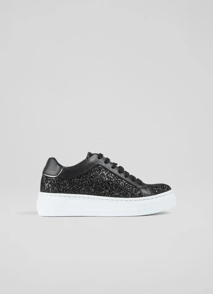 LKBennett Trainers Women Lkb Lift Black Platform Trainers LKBennett Trainers Women Lkb Lift Black Platform Trainers