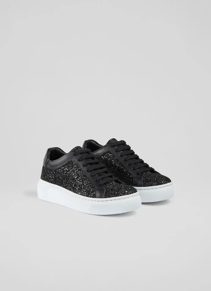 LKBennett Trainers Women Lkb Lift Black Platform Trainers LKBennett Trainers Women Lkb Lift Black Platform Trainers