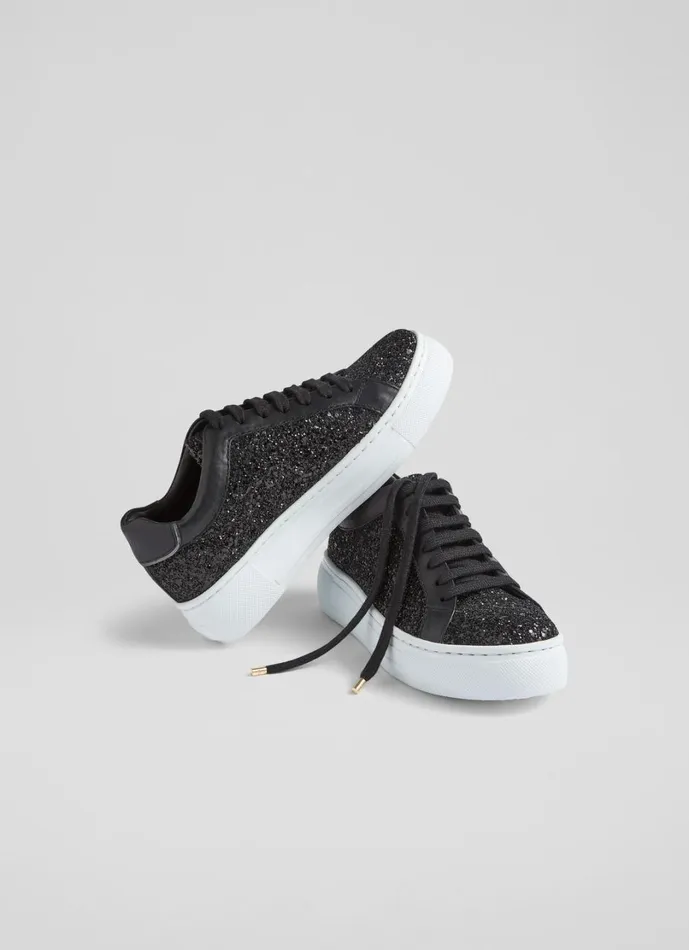 LKBennett Trainers Women Lkb Lift Black Platform Trainers LKBennett Trainers Women Lkb Lift Black Platform Trainers
