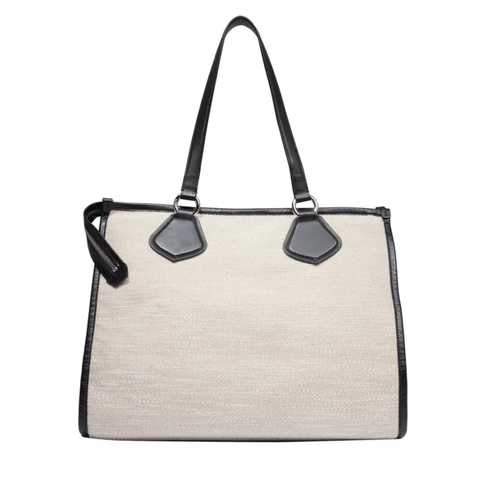 L Zip Tote Naturalblack Women Lancel Tote Bags L Zip Tote Naturalblack Women Lancel Tote Bags