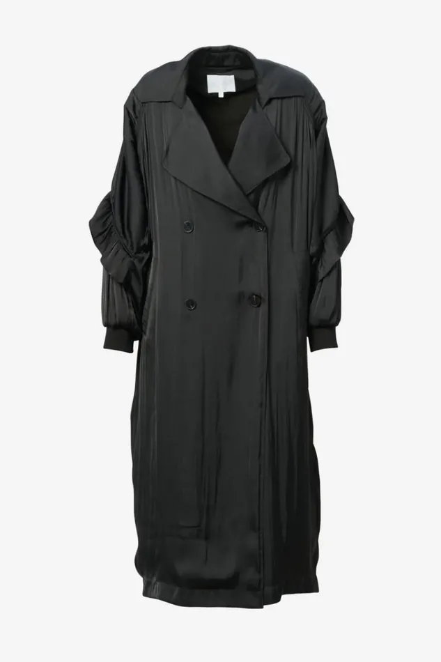 Lala Berlin Coats and Jackets Coat Olaya Polyester Mix Black 8211 Women
