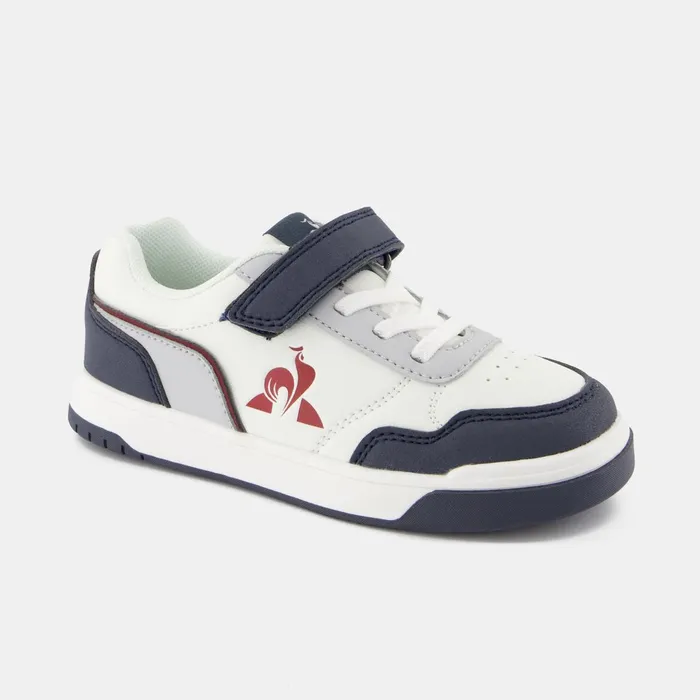 Le Coq Sportif CHAUSSURES ENFANT Shoes LCS COURT BREAKER PS Kids Optical White Dark Slate Kids Kid Le Coq Sportif CHAUSSURES ENFANT Shoes LCS COURT BREAKER PS Kids Optical White Dark Slate Kids Kid