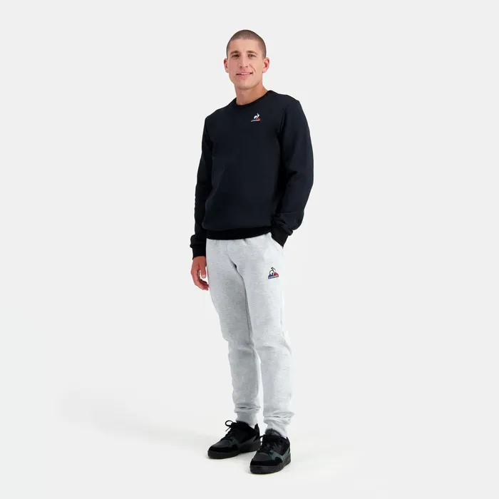 Le Coq Sportif Essentiels RoundNeck Sweatshirtshirt Black Men Sweatshirts